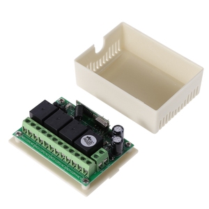Công tắc điều khiển từ xa không dây <span class=keywords><strong>12V</strong></span> 4 kênh AK-RK04S-12 Bộ thu bật/tắt Rơle 4 chiều với tối đa 10A. Hiện tại 433Mhz - Product Image 3