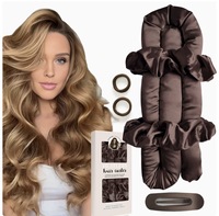Kit de bouclage sans chaleur durable : bigoudi, bandeau et chouchou pour des boucles sans chaleur
