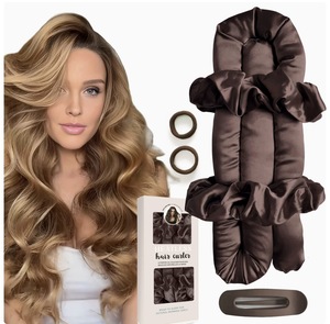 Kit de bouclage sans chaleur durable : bigoudi, bandeau et chouchou pour des boucles sans chaleur - Product Image 1