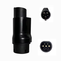 Adaptateur de voiture électrique Qiaoyi 32A 220V, neuf, convertisseur GBT vers Type1/J1772, borne de recharge pour voitures Type 1/J1772, rénovation/mise à niveau
