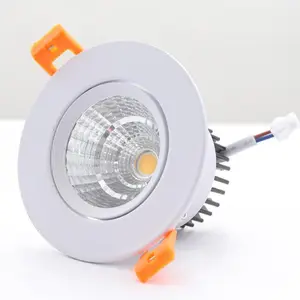 LED spotlight embedded downlight hotel project adjustable angle cob wall washer anti-glare ceiling light