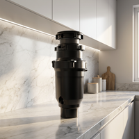 Fregadero de cocina doméstico eléctrico Javish, trituradora de basura, triturador de residuos de alimentos de acero inoxidable, alimentación continua, multigrind
