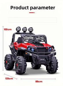 Детский автомобиль полноприводный большой аккумулятор для бездорожья может сидеть две детские игрушки качающиеся полноприводные багги - Product Image 6