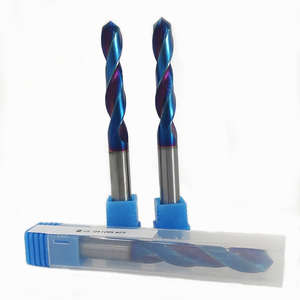 Mũi khoan xoắn hrc65 ° mũi khoan cacbua vonfram Mũi khoan kim loại cho máy tiện CNC kim loại cứng - Product Image 3