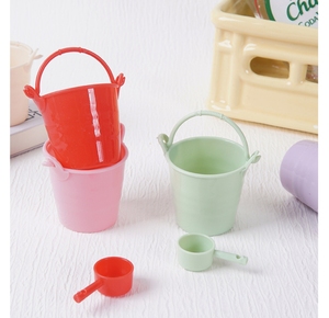 Accessoires de cuisine miniatures en plastique simulé : seau et louche pour maison de poupée, micro-scènes, petits accessoires, à partir de 2 ans - Product Image 5