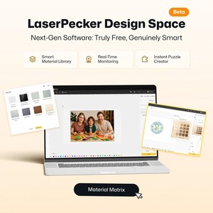 เครื่องแกะสลักเลเซอร์ LaserPecker LX2 เครื่องตัดเลเซอร์แบบตั้งโต๊ะสำหรับการผลิตในโรงงาน - Product Image 4