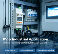 Compteur d'énergie sans fil IoT monophasé AC Acrel ADW310-HJ-D16-WIFI 100A avec interface DI/DO sur rail DIN pour système de distribution d'énergie