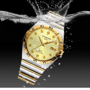 Reloj de Cuarzo de Lujo para Hombre, con Logotipo Personalizado, Resistente al Agua, de Acero, con Esfera Luminosa, Cristal y Caja de Aleación - Product Image 6