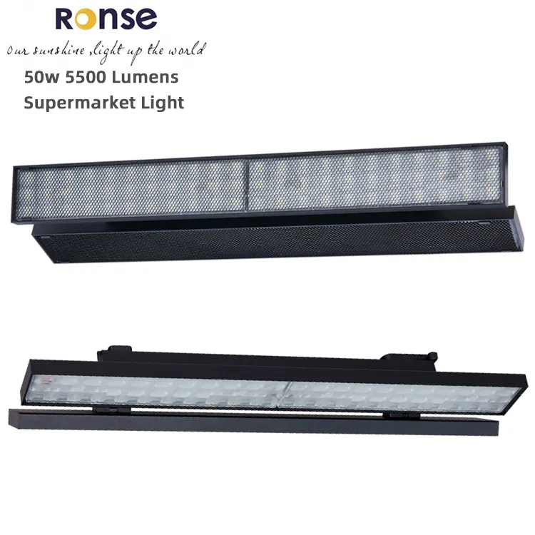RONSE produttore binario punto soffitto negozio Shope luci pista regolabile illuminazione supermercato