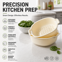 Jolly Groente- en Fruitwasmand Ruimtebesparend Duurzame Constructie Perfect voor Salades