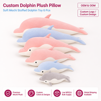 Jouet en peluche, poupée dauphin, Aquarium, Animal marin, dauphin, baleine, cadeau, oreiller de sommeil pour enfants, jouet