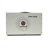Batterie au lithium LiFePO4 empilable JINSUN Mini2000 tout-en-un 200Ah 2,016 kWh, stockage micro-hors réseau 1000W 60V, kit portable 550W
