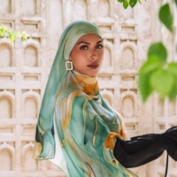 Hijab imprimé en modal, léger, respirant, doux, pour femmes musulmanes, à porter au quotidien, long hijab 2026