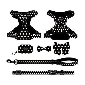 Luxus Hundegeschirr-Set mit Individuellem Logo, Zugfreies Hundegeschirr und Leine-Set, Haustierhalsbänder & Leinen, Kotbeutelspender für Spaziergänge - Product Image 3