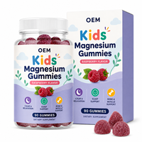 Gummies de citrate de magnésium biodisponible pour enfants, formule de relaxation, marque privée OEM, qualité professionnelle, vente en gros pour enfants