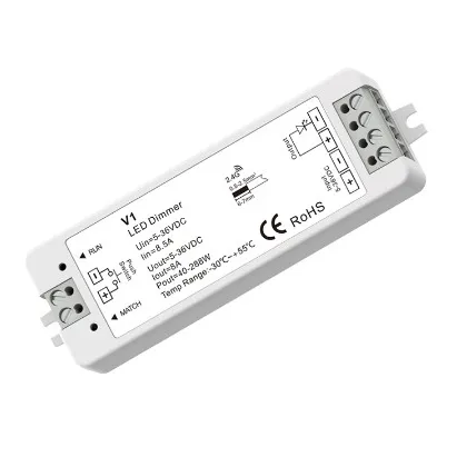 DC5V-36V Wireless 2.4G RF Wireless Touch LED Dimmer Controller for For 5050 3528 Single color Led Strip Light