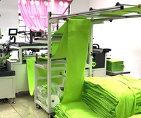 Machine à coudre à quatre côtés pour serviettes en microfibre à automatisation intelligente, idéale pour les usines de serviettes en bambou et en fibres recyclées