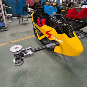 Aeronave eVTOL, coche volador eléctrico SKYVOLT, taxi aéreo tripulado ultraligero personal, vehículo aéreo de estructura abierta - Product Image 3