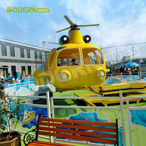 เครื่องเล่นกลางแจ้งแบบหมุน แอร์บัส สำหรับเด็ก รองรับผู้เล่นได้ 18 คน เหมาะสำหรับศูนย์การค้า - Product Image 4