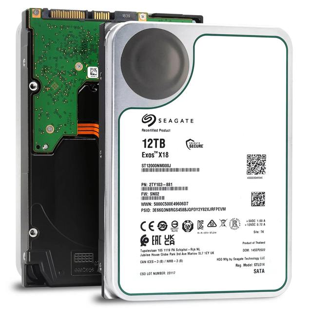 Hard Disk Drive 12TB ST12000NM000J 7200 RPM Enterprise Server Hard Disk