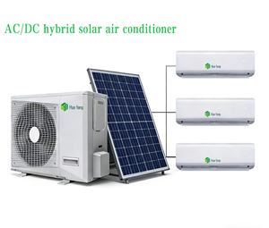 Climatiseur solaire hybride multi-zones à 3 têtes de raccordement, 30000 BTU, 36000 BTU, 1,5 CV pour maison, villa, extérieur et hôtel - Product Image 1