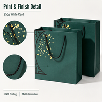 Sac de courses en papier imprimé sur mesure 250g Carton blanc Impression CMYK Laminage mat Sac à main OEM ODM
