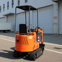 Chine Usine OEM Service Ferme Mini Pelle Multifonction 1 Tonne Mini Digger Maison Micro Bagger Petite Pelle 1000kg Vente