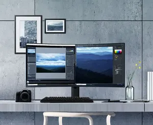Moniteur incurvé original 34 pouces 144Hz 2K pour le jeu avec écran Fish Screen HD Widescreen Mi pour ordinateur de bureau 34 pouces HD Moni - Product Image 2