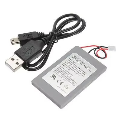 1800mAh for PS3 Controller Battery Pack with USB Cable Replacement Model LIP1859 Lithium Battery