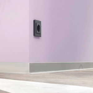 Rodapié de aluminio ultra estrecho, perfil metálico para zócalo, canal oculto para pasillo, sala de estar, dormitorio - Product Image 3