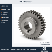 Pièces d'engrenage à denture droite usinées sur mesure par CNC, fournisseur OEM, précision +/-0,005 mm, ISO 9001, usinage d'engrenages, perçage par électroérosion à fil DIN 8-9 pour