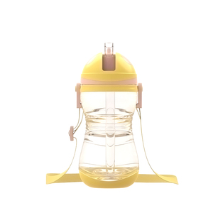Tasse à bec portable de 450ml avec paille, tasse à boire étanche pour enfants avec corde, bouilloire pour enfants sans BPA pour tasse de bébé avec paille - Product Image 3