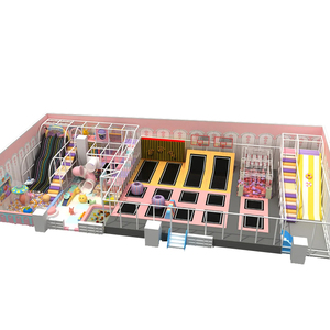 Children Commercial Ninja Challenge <b>Combination</b> Equipment Custom Kids Indoor Playground With Large Slide - Product Image 1