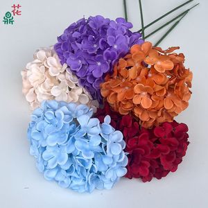 Flores Artificiales de Hortensia de Seda para Decoración de Bodas, Estilo Moderno, Origen China, Venta al Por Mayor - Product Image 2