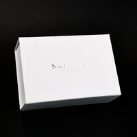 Custom Logo Foil Stamping Magnetic Packaging Gift Box Flip Top Cardboard Eco Jewelry Package Paper Folding Box