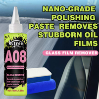 ASTREE - Removedor de Película de Grasa para Vidrios, 180 ml, Limpiador de Parabrisas con Nanotecnología, Eliminador de Manchas, Descontaminante para Ventanas de Automóviles, Sin Olor, OEM