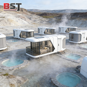 Villa Capsule de <span class=keywords><strong>Camping</strong></span> Préfabriquée en Acier BST Moderne et Luxueuse avec Système Intelligent – Cabine Conteneur - Product Image 3