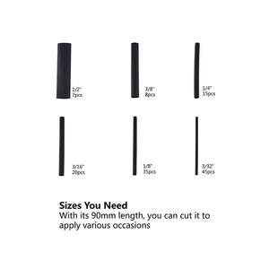 Высокопроизводительный водонепроницаемый гибкий комплект Hampoolgroup, 130 шт., автомобильные термоусадочные трубки с клеем - Product Image 4