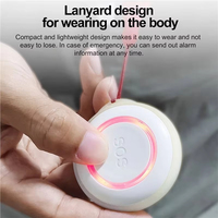 SINGCALL Tuya WiFi Bouton d'urgence intelligent SOS pour la maison, alarme pour personnes handicapées, système d'alerte sans fil pour infirmières et personnes âgées