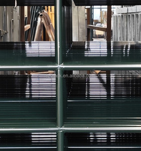 แผงรั้วปศุสัตว์เหล็กกล้าคาร์บอนชุบสังกะสี แม็กนั่ม สำหรับกลางแจ้ง พร้อมประตูโครงเหล็ก - Product Image 5