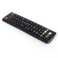 Télécommandes universelles intelligentes pour téléviseurs, en plastique et ABS, noires, infrarouges, personnalisées en gros