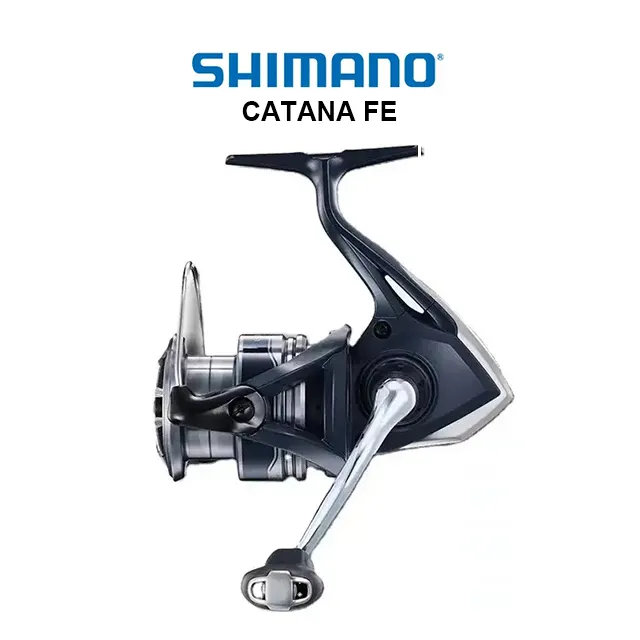 100% Original Shimano CATANA FE pesca Spinning Metal carrete carretes 3,0-8,5 KG Max Drag rueda de pesca