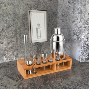 Venta caliente 3 PCS 6 PCS Juego de cocteleras de acero inoxidable Logotipo personalizado Barra de metal Accesorios Decoración para el hogar Acero inoxidable - Product Image 6