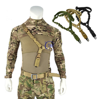 Ceinture tactique en nylon en gros, sangle de ceinture en toile pour arme à feu, ceinture holster tactique pour arme à feu
