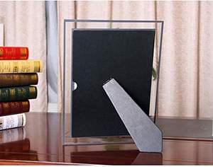 Cadre photo en verre scintillant, licence commerciale, certificat, cadre photo 4x6 5x7 8x10 A4, cadre photo en verre cristal - Product Image 3