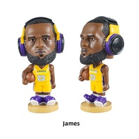 Op maat gemaakte harsfiguren bobbleheads basketbalsterren voor thuisdecoratie bureau gepersonaliseerd souvenir ornament cadeau
