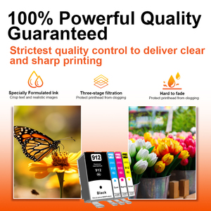 Cartucho de Tinta Compatible Topjet 912XL 917XL 912 917 XL Color Negro para Impresora <span class=keywords><strong>HP</strong></span> <span class=keywords><strong>OfficeJet</strong></span> <span class=keywords><strong>Pro</strong></span> 8010 8012 8020 8022 <span class=keywords><strong>8024</strong></span> InkJet - Product Image 4