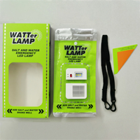 Lampe à Eau Salée Étanche d'Éclairage d'Urgence, Sans Pile Requise, Lanterne Portable pour la Pêche de Nuit en Plein Air et le Camping