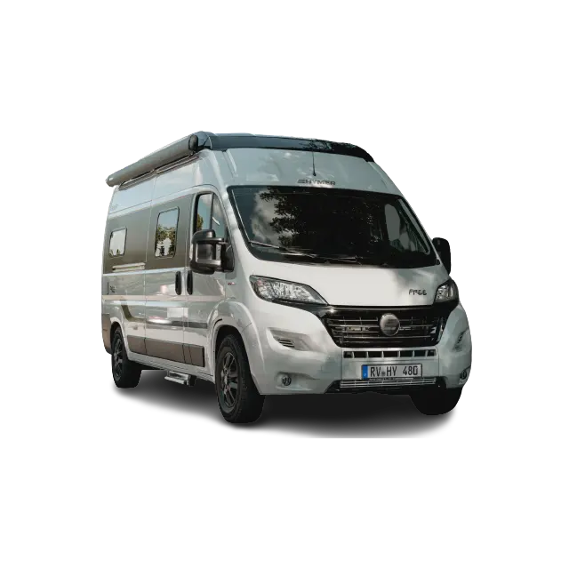 FIAT Ducato HYMER — camping-car 600 flambant neuf, caravane, mini caravane, à vendre gratuite, 160 cv