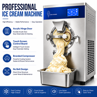 Machine à glace italienne commerciale automatique 24/32L/H 2026 avec compresseur